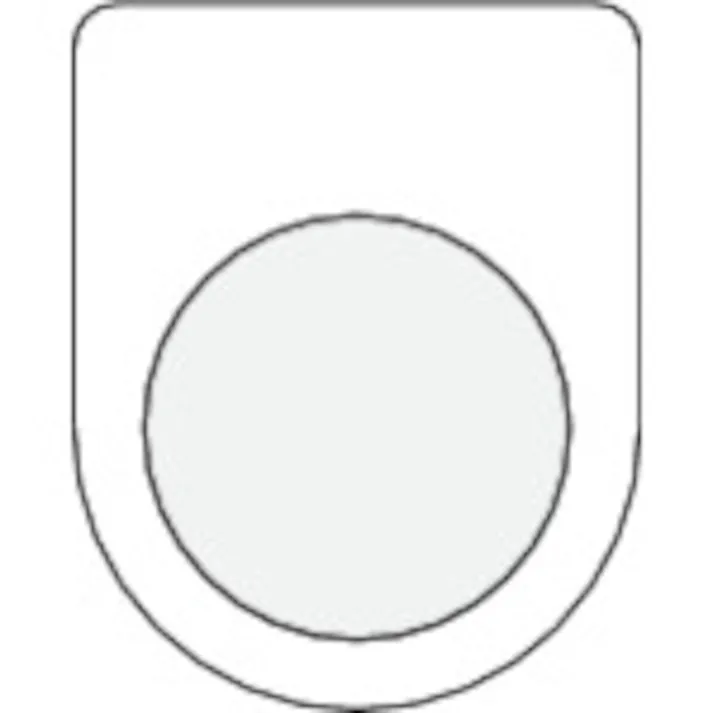 【CAINZ-DASH】アイマーク 押ボタン/セレクトスイッチ(メガネ銘板) 無地 φ25.5 P25-0【別送品】