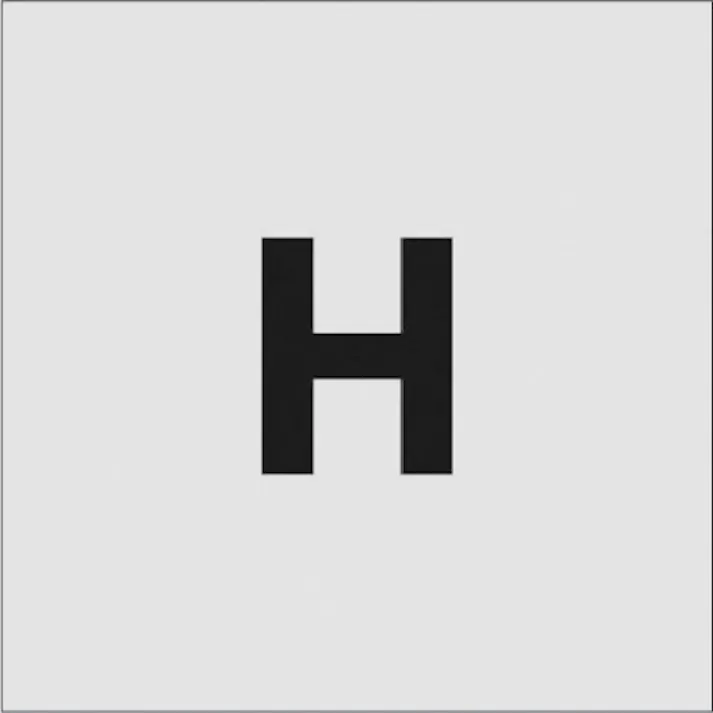 【CAINZ-DASH】アイマーク ステンシル H 文字サイズ50×40mm AST-H5040【別送品】