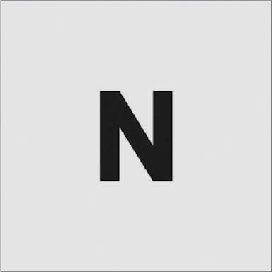 【CAINZ-DASH】アイマーク ステンシル　Ｎ　文字サイズ５０×４０ｍｍ AST-N5040【別送品】