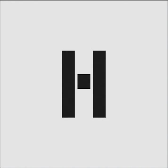 【CAINZ-DASH】アイマーク ステンシル H 文字サイズ100×65mm AST-H10065【別送品】