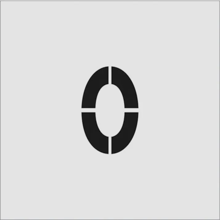 【CAINZ-DASH】アイマーク ステンシル O 文字サイズ100×65mm AST-O10065【別送品】