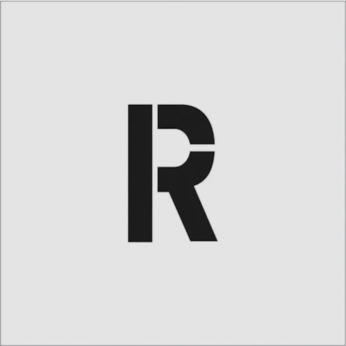 【CAINZ-DASH】アイマーク ステンシル R 文字サイズ100×65mm AST-R10065【別送品】