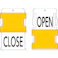 【CAINZ-DASH】アイマーク スライド表示タグ 手動自動 (手動 - 黒文字 / 自動 - 黒文字) AIST-24【別送品】