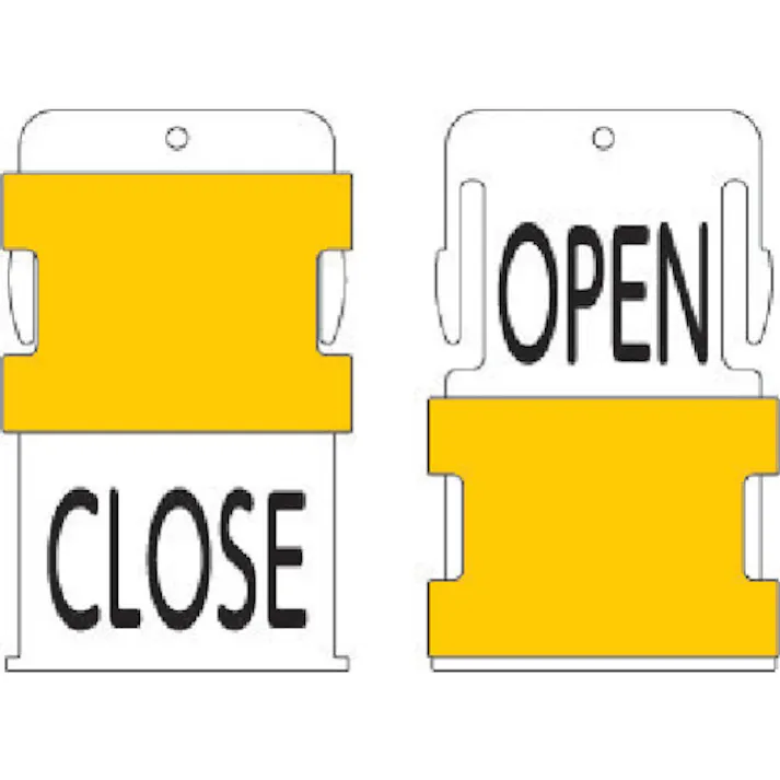 【CAINZ-DASH】アイマーク スライド表示タグ 手動自動 (手動 - 黒文字 / 自動 - 黒文字) AIST-24【別送品】