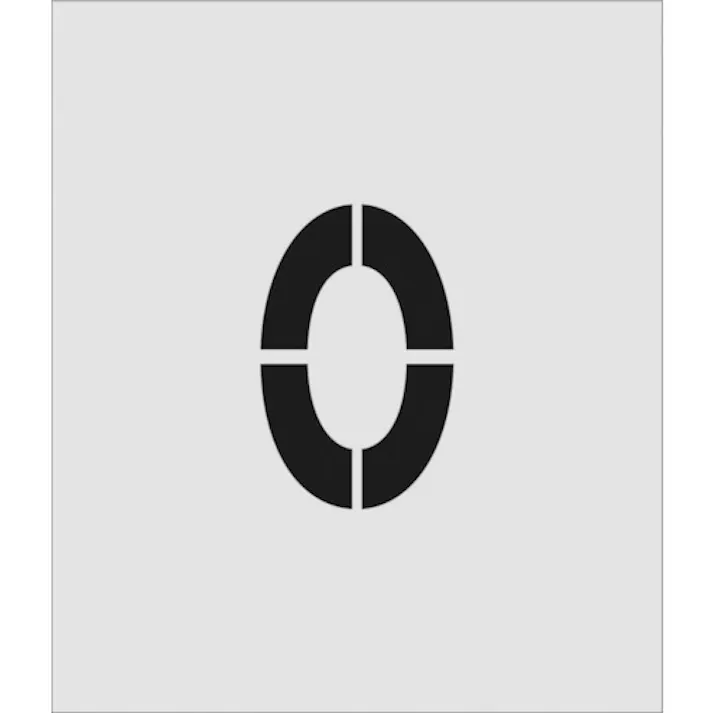 【CAINZ-DASH】アイマーク ステンシル O 文字サイズ150×95mm AST-O15095【別送品】