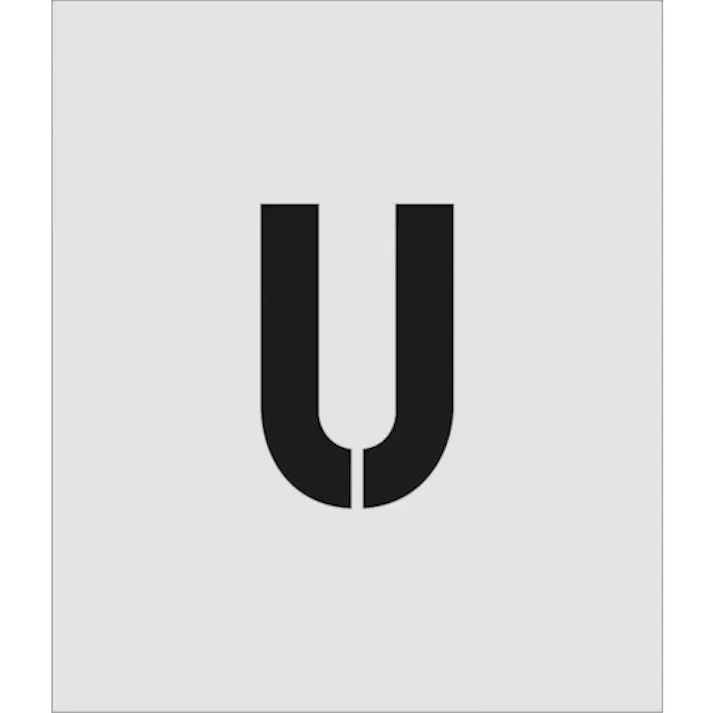 【CAINZ-DASH】アイマーク ステンシル U 文字サイズ150×95mm AST-U15095【別送品】