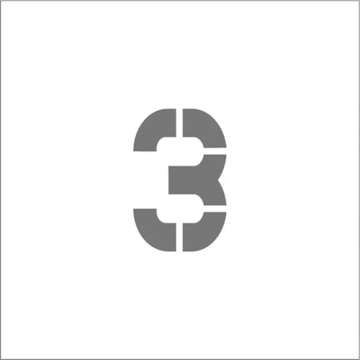 【CAINZ-DASH】アイマーク ステンシル マグネット 3 文字サイズ150×95mm ASTM315095【別送品】