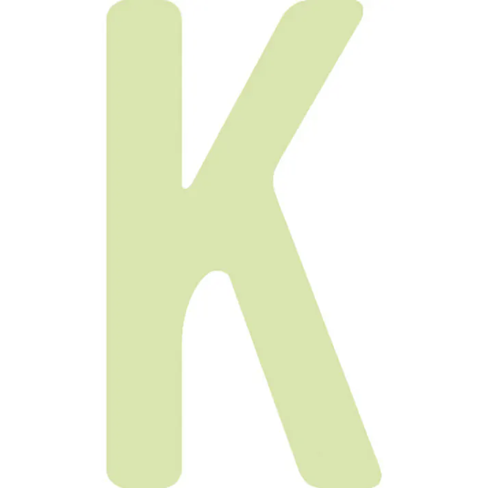 【CAINZ-DASH】アイマーク 非常用標識 中輝度蓄光カッテイング文字 英字 K 粘着シール 50×28mm AILUMI50-K【別送品】