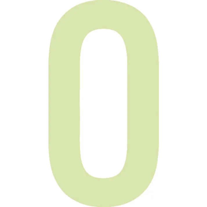 【CAINZ-DASH】アイマーク 非常用標識 中輝度蓄光カッテイング文字 英字 O 粘着シール 50×27mm AILUMI50-O【別送品】