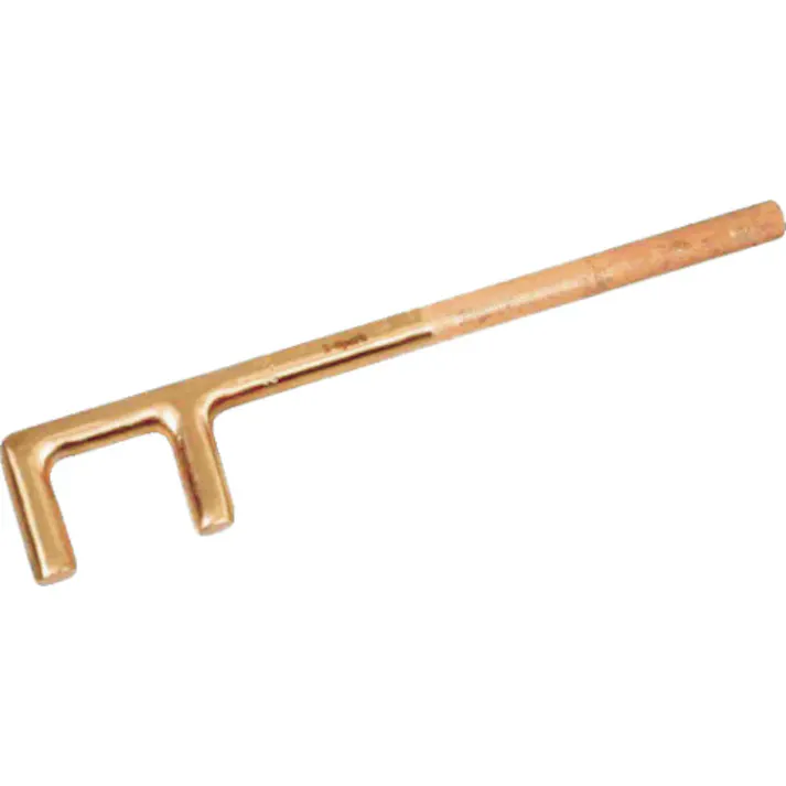 【CAINZ-DASH】ハマコS.S 防爆工具 バルブハンドル(丸軸) 間口40mm CBVH-300【別送品】