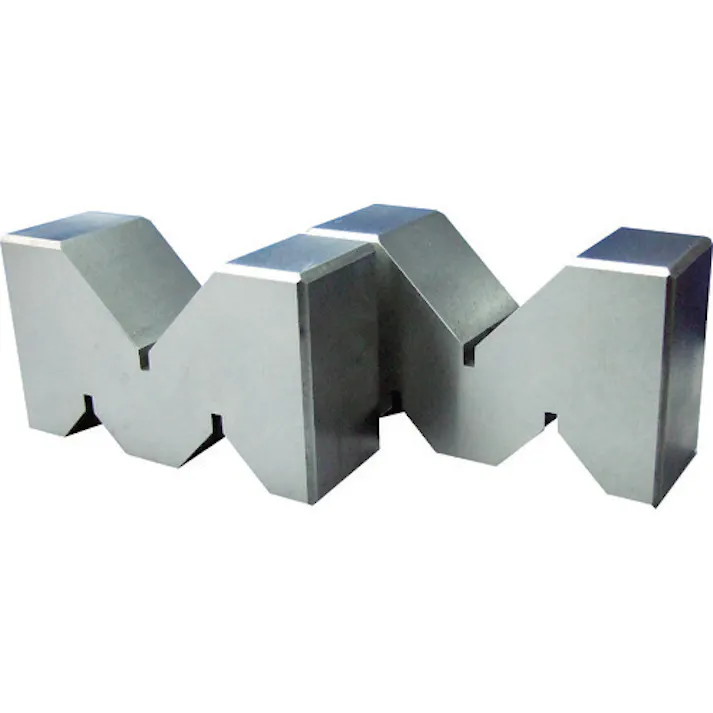 【CAINZ-DASH】大西測定 鋳鉄製精密ヤゲン台A型 OS-126 100 機械仕上 126-100K【別送品】