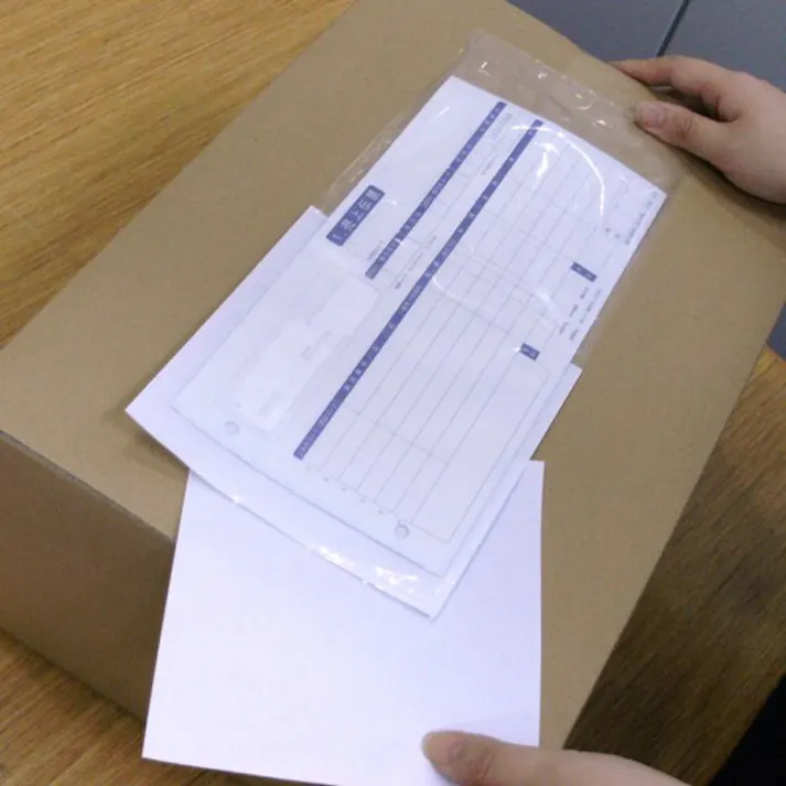 【CAINZ-DASH】パピルスカンパニー デリバリーパック (チェーンストア統一伝票サイズ用) 145×320 100枚入 全面糊 PA-007T【別送品】