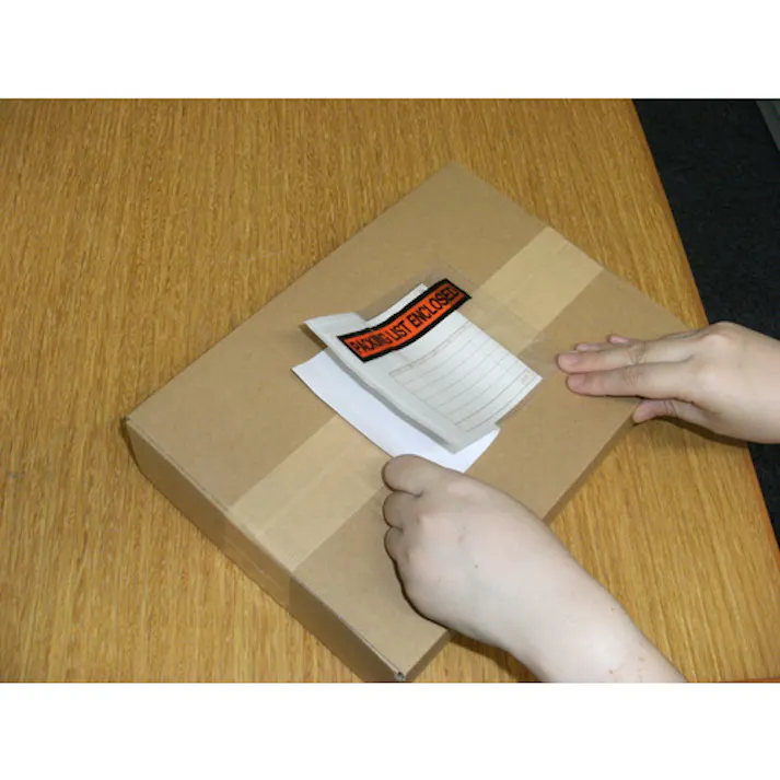 【CAINZ-DASH】パピルスカンパニー デリバリーパック 海外発送向け (A7サイズ用) 114×140 100枚入 全面糊 PA-019T【別送品】