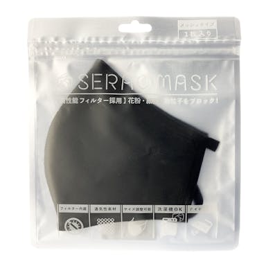 三和 SERAO メッシュマスク ブラック(販売終了)