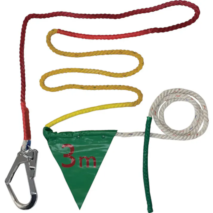 【CAINZ-DASH】結一産業 3M旗付き333運動用介錯ロープ極 5M Y-AK001【別送品】