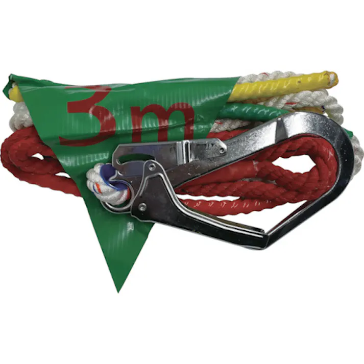 【CAINZ-DASH】結一産業 3M旗付き333運動用介錯ロープ極 5M Y-AK001【別送品】