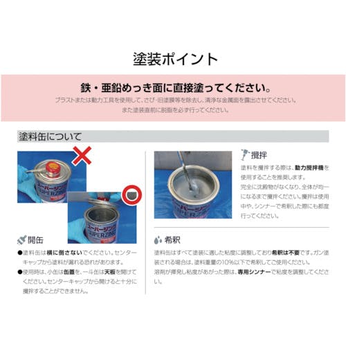 CAINZ-DASH】日新インダストリー スーパージンクミニ 0．1Kg
