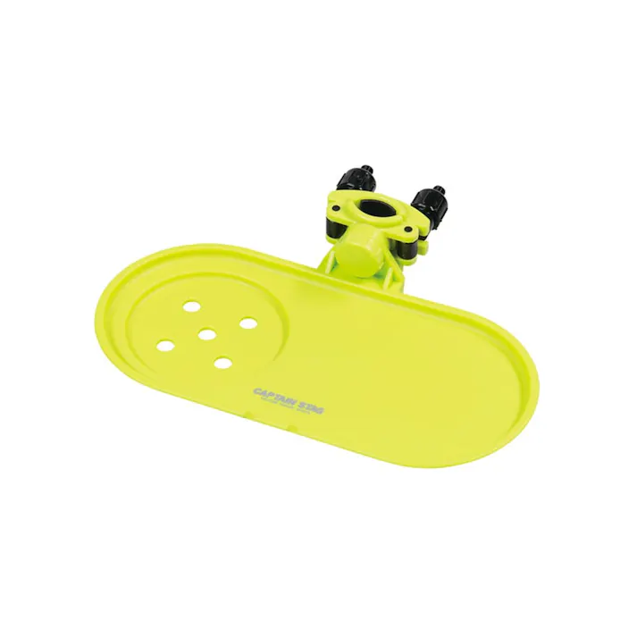 キャプテンスタッグ CAPTAIN STAG チェア用サイドトレー(グリーン) UC-1579