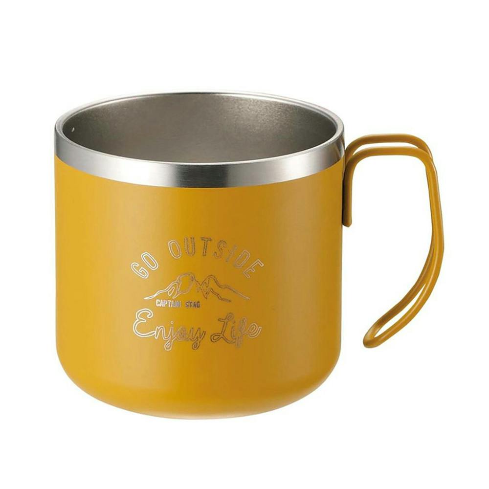 キャプテンスタッグ CAPTAIN STAG モンテ ダブルステンレスマグカップ