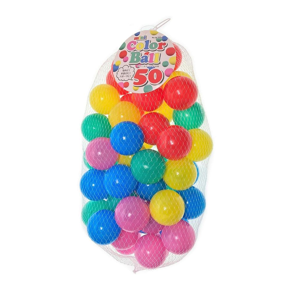 キャプテンスタッグ CAPTAIN STAG PEミニカラーボール 50球 UX-2559