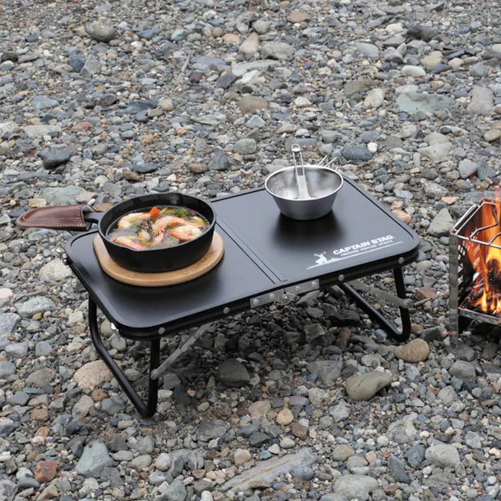 キャプテンスタッグ CAPTAIN STAG FDハンドテーブル 47×30(ブラック) UC-546