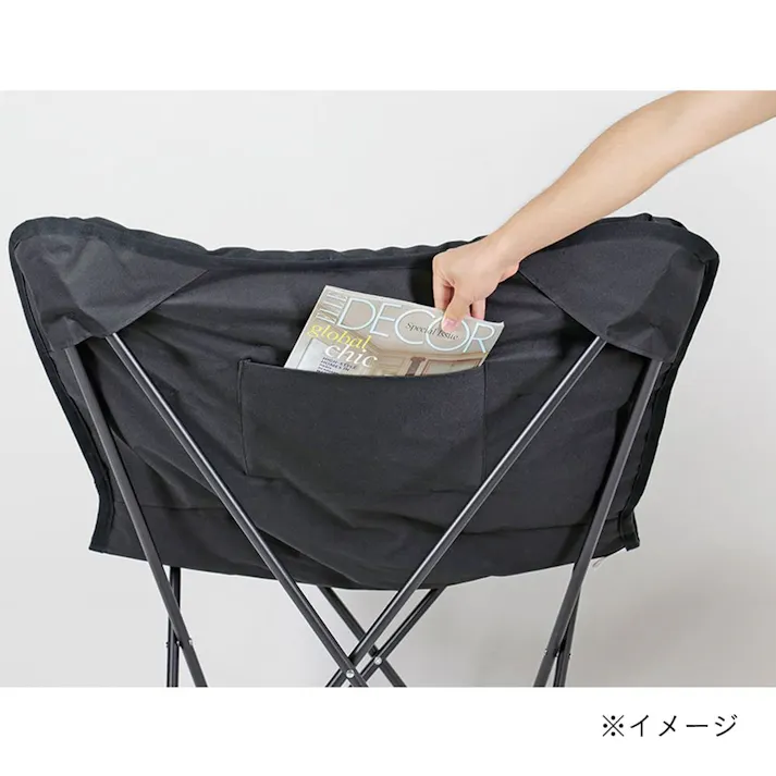 キャプテンスタッグ CAPTAIN STAG ブラックラベル リラックスクッションチェア UC-1693