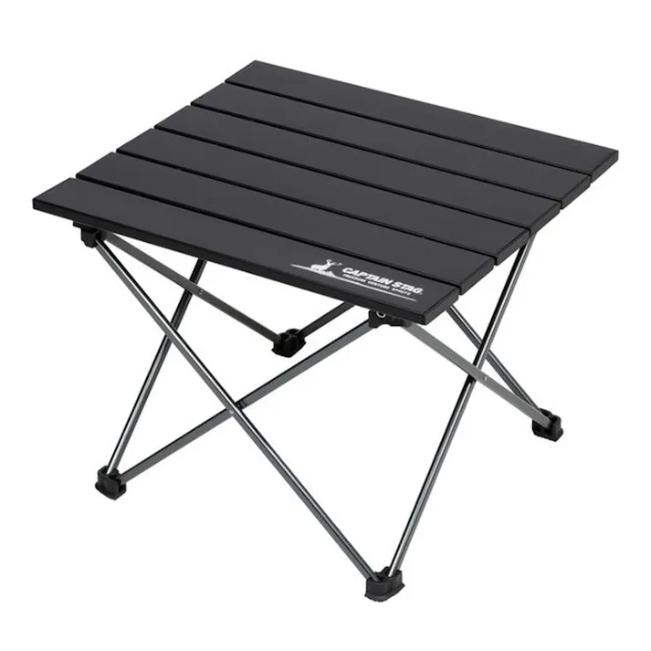 キャプテンスタッグ CAPTAIN STAG トレッカーロールテーブル ブラック UC-0563
