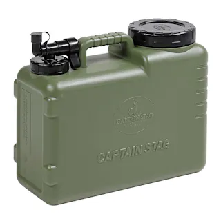 キャプテンスタッグ CAPTAIN STAG 抗菌ボルディーウォータータンク 10L オリーブ UE-2032