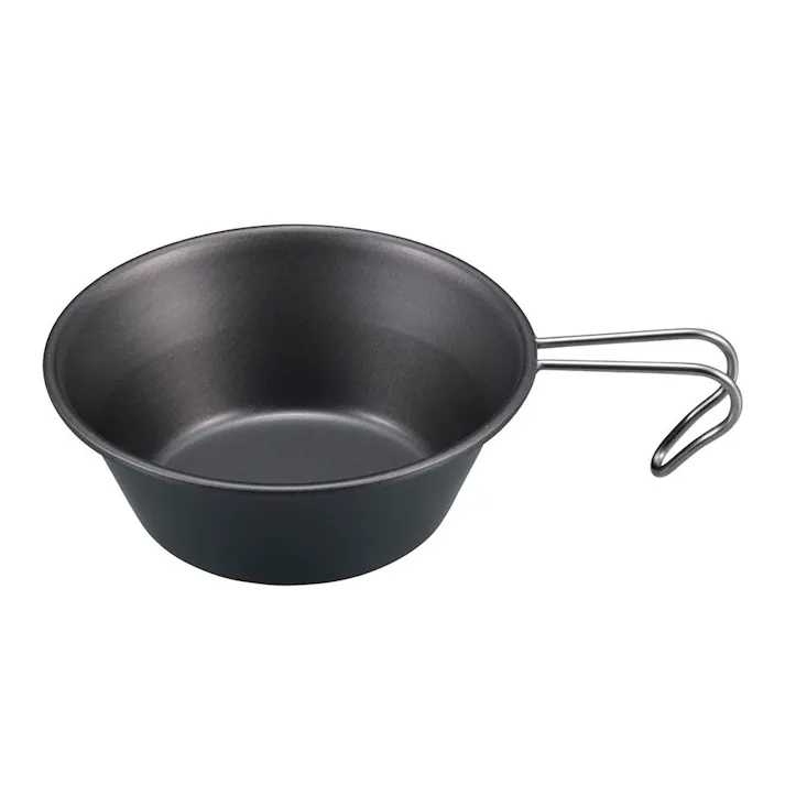 キャプテンスタッグ CAPTAIN STAG メタリックブラックコート シェラカップ320ml UH-64