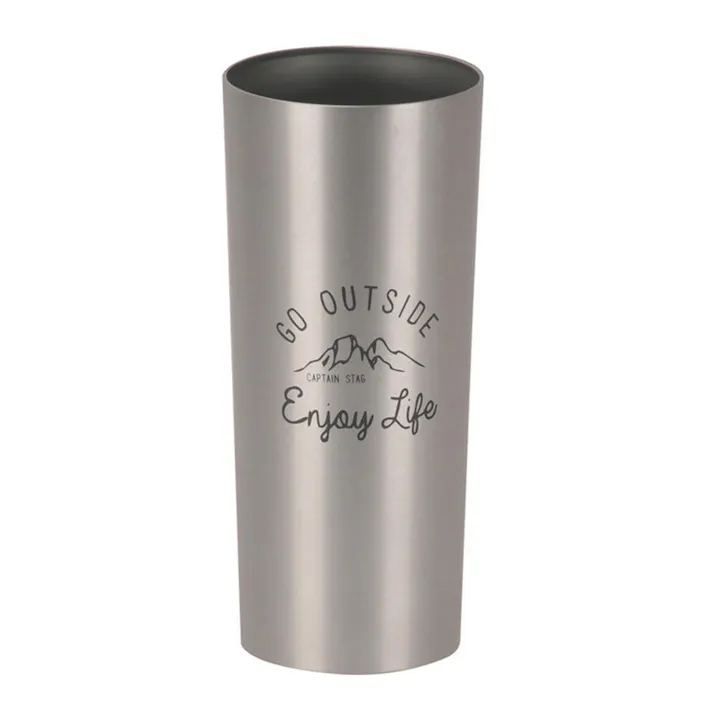 キャプテンスタッグ CAPTAIN STAG モンテ アルミタンブラー460 シルバー UE-4930