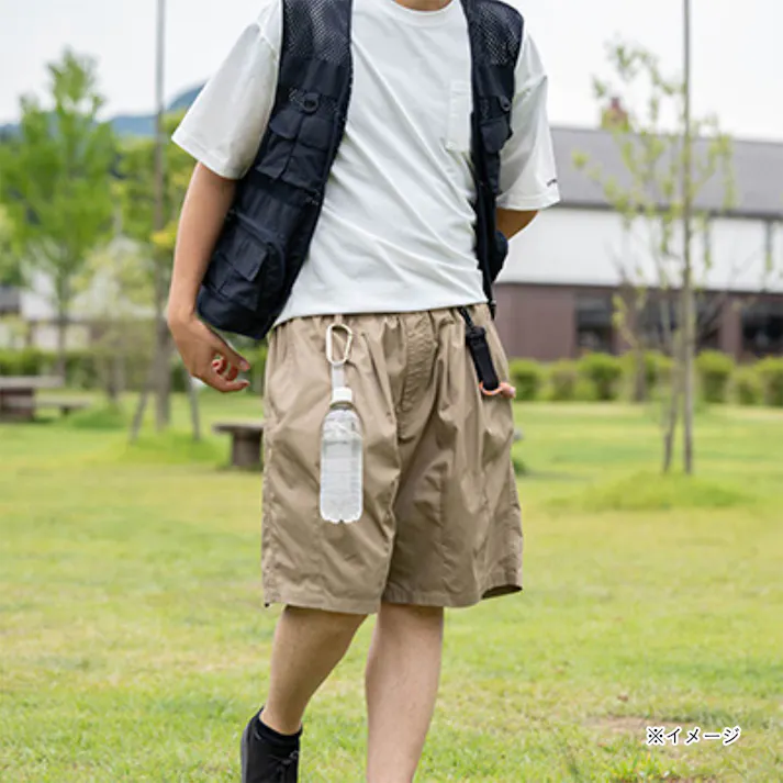 キャプテンスタッグ CAPTAIN STAG カラビナ付ペットボトルホルダー モンテ/カーキ UM-1929