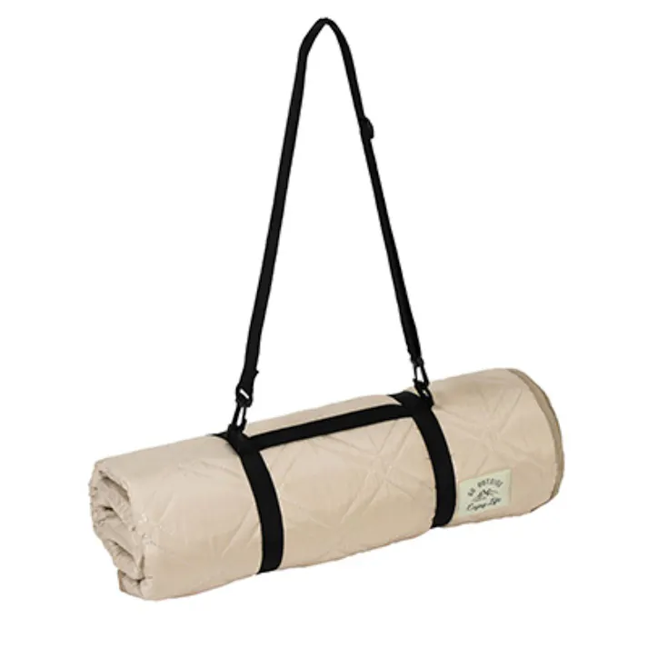 キャプテンスタッグ CAPTAIN STAG モンテ 撥水キルティングレジャーシート 200×180cm カーキ UB-3070