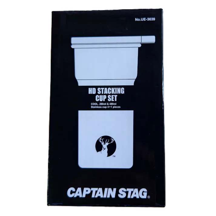 キャプテンスタッグ CAPTAIN STAG HDカップセット4+1 280 UE-3639