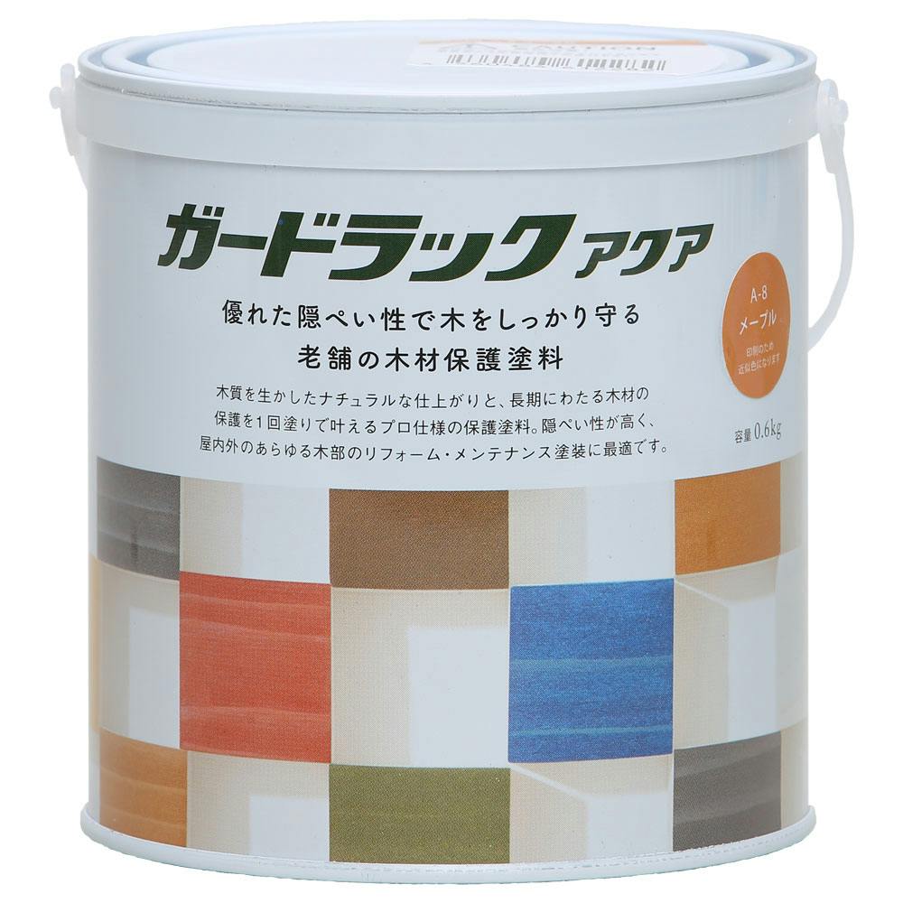 ガードラックアクア メープル 0.6kg 木部塗料 ガードラックアクア メープル 0.6kg 木部塗料