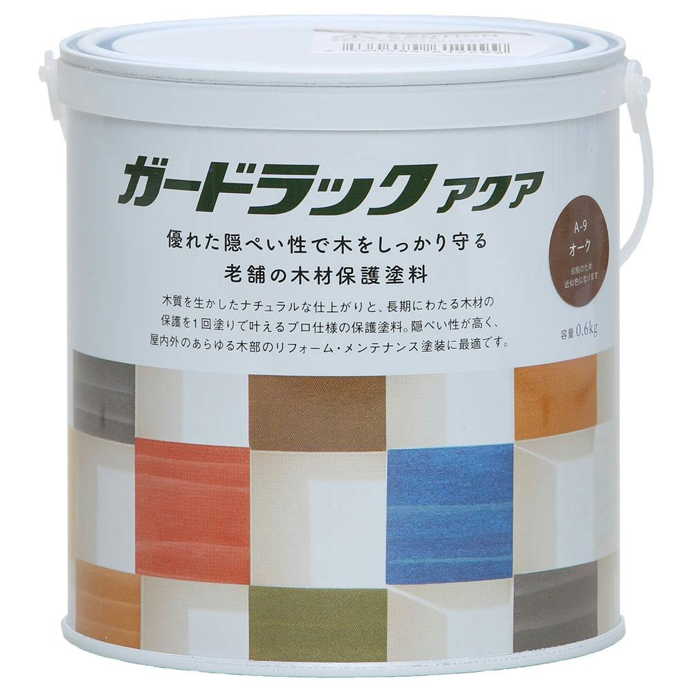 ガードラックアクア オーク 0.6kg 木部塗料 ガードラックアクア オーク 0.6kg 木部塗料