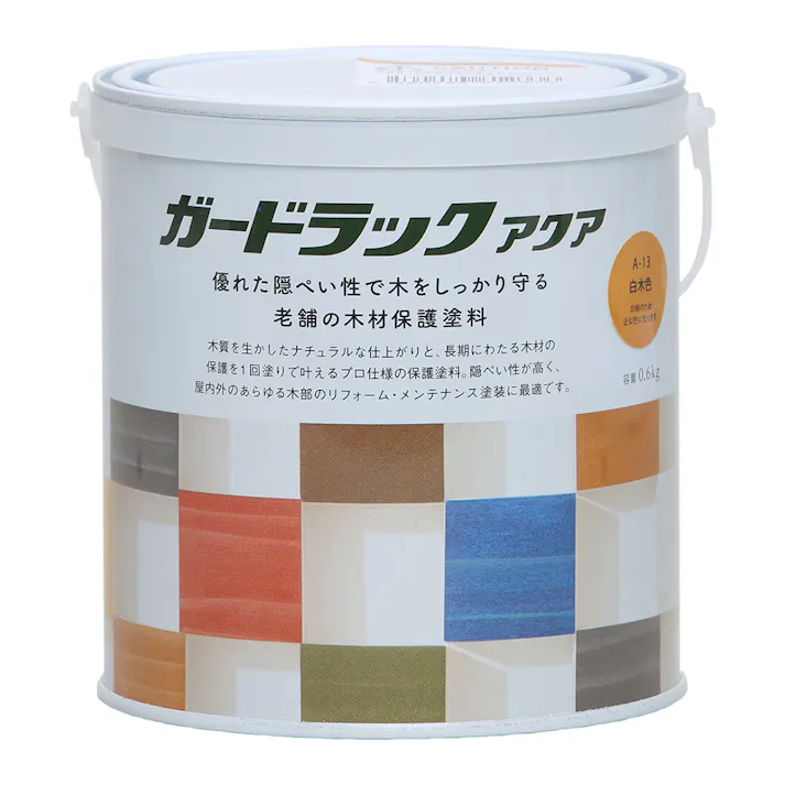 ガードラックアクア 白木色 0.6kg【別送品】