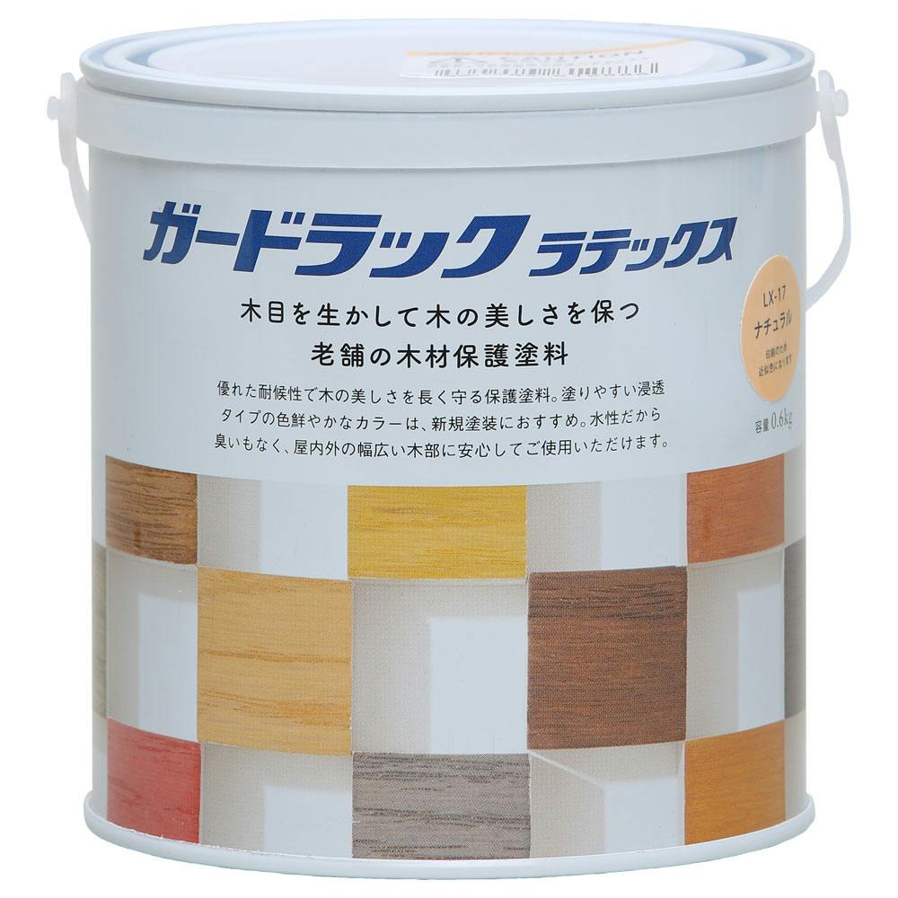 ガードラックラテックス ナチュラル 0.6kg 木部塗料 ガードラックラテックス ナチュラル 0.6kg 木部塗料