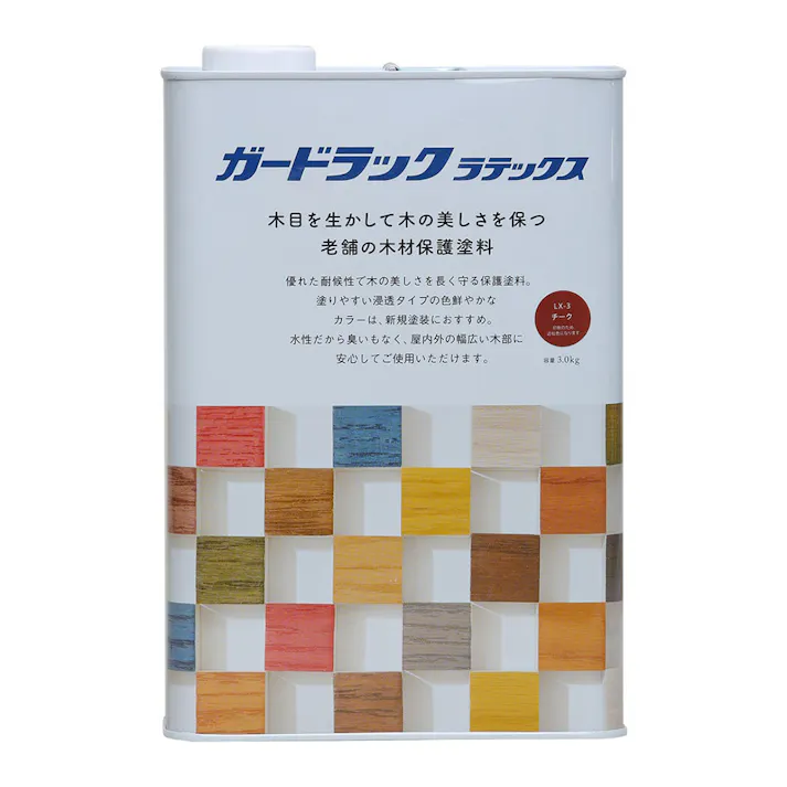 ガードラックラテックス チーク 3.0kg【別送品】