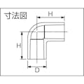 【CAINZ-DASH】東栄管機 ＴＳ継手　エルボ　２０ TSL20【別送品】