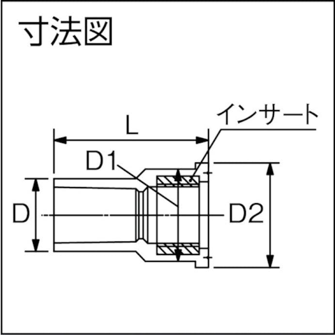 【CAINZ-DASH】東栄管機 ＨＩ継手　インサート水栓ソケット　２０ HIMWS20【別送品】