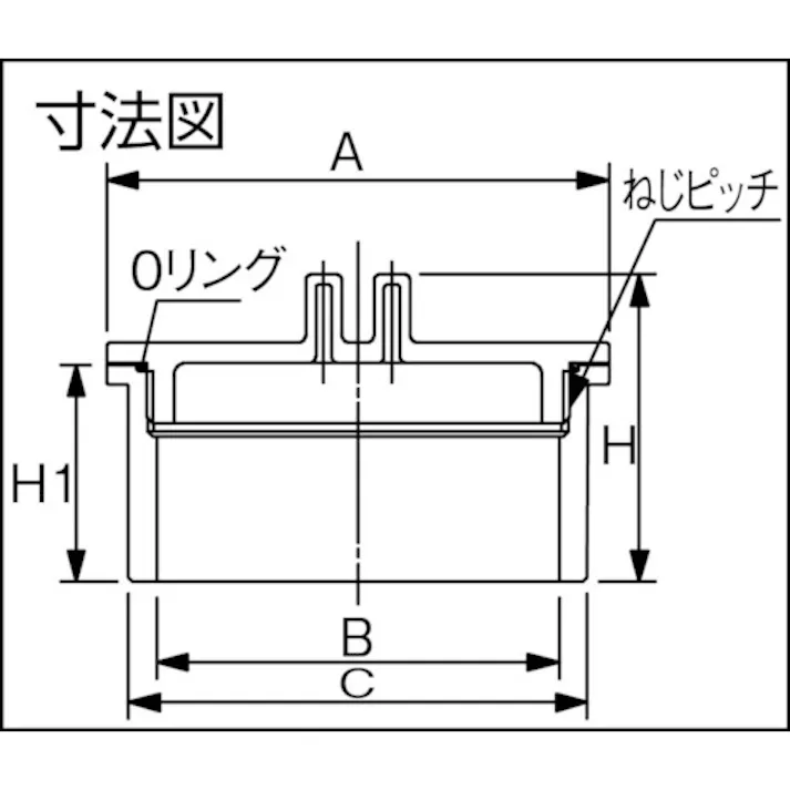 【CAINZ-DASH】東栄管機 DV継手 掃除口 VCO ツマミ式 50 VCO50【別送品】