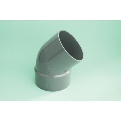 東栄管機 VU継手 45°片受エルボ 50 VU45KL50 塩ビ管VU継手(エルボ)