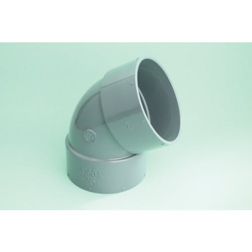 東栄管機 VU継手 60°エルボ 75 VU60L75 塩ビ管VU継手(エルボ) 東栄管機 VU継手 60°エルボ 75 VU60L75 塩ビ管VU継手(エルボ)
