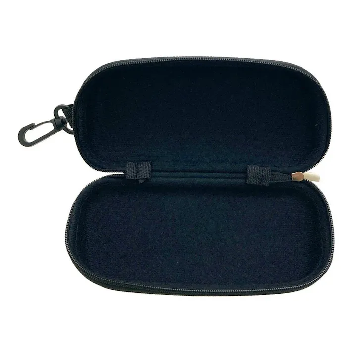 メガネケース セミハードタイプ ブラック WMK-10-BG