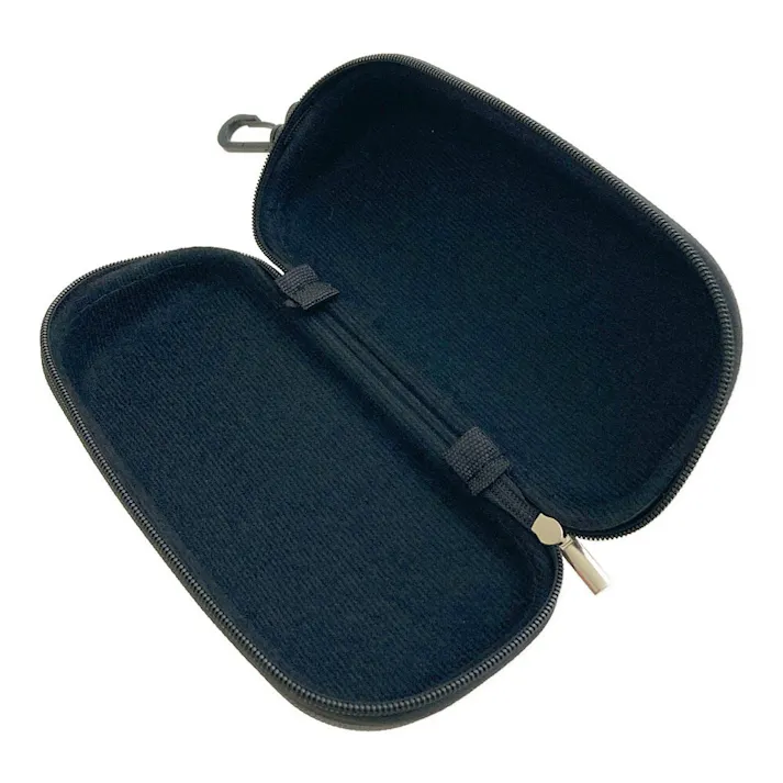 メガネケース セミハードタイプ ブラック WMK-10-BG