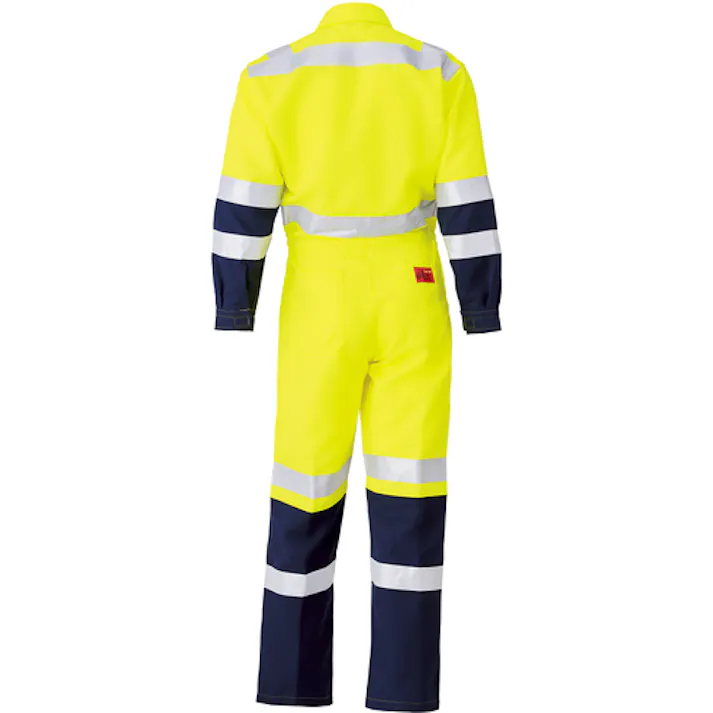 【CAINZ-DASH】山田辰 通年モデル 反射型つなぎ服7620-107イエロー-L 7620-107-L【別送品】