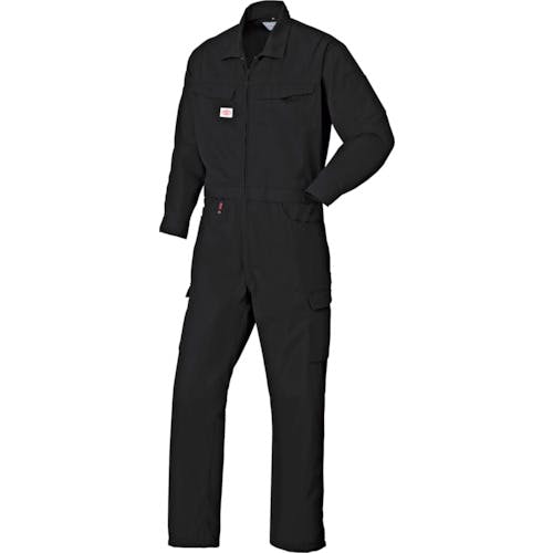 山田辰 腰割れつなぎ服6950-006ブラック-L 6950-006-L つなぎ服 山田辰 腰割れつなぎ服6950-006ブラック-L 6950-006-L つなぎ服