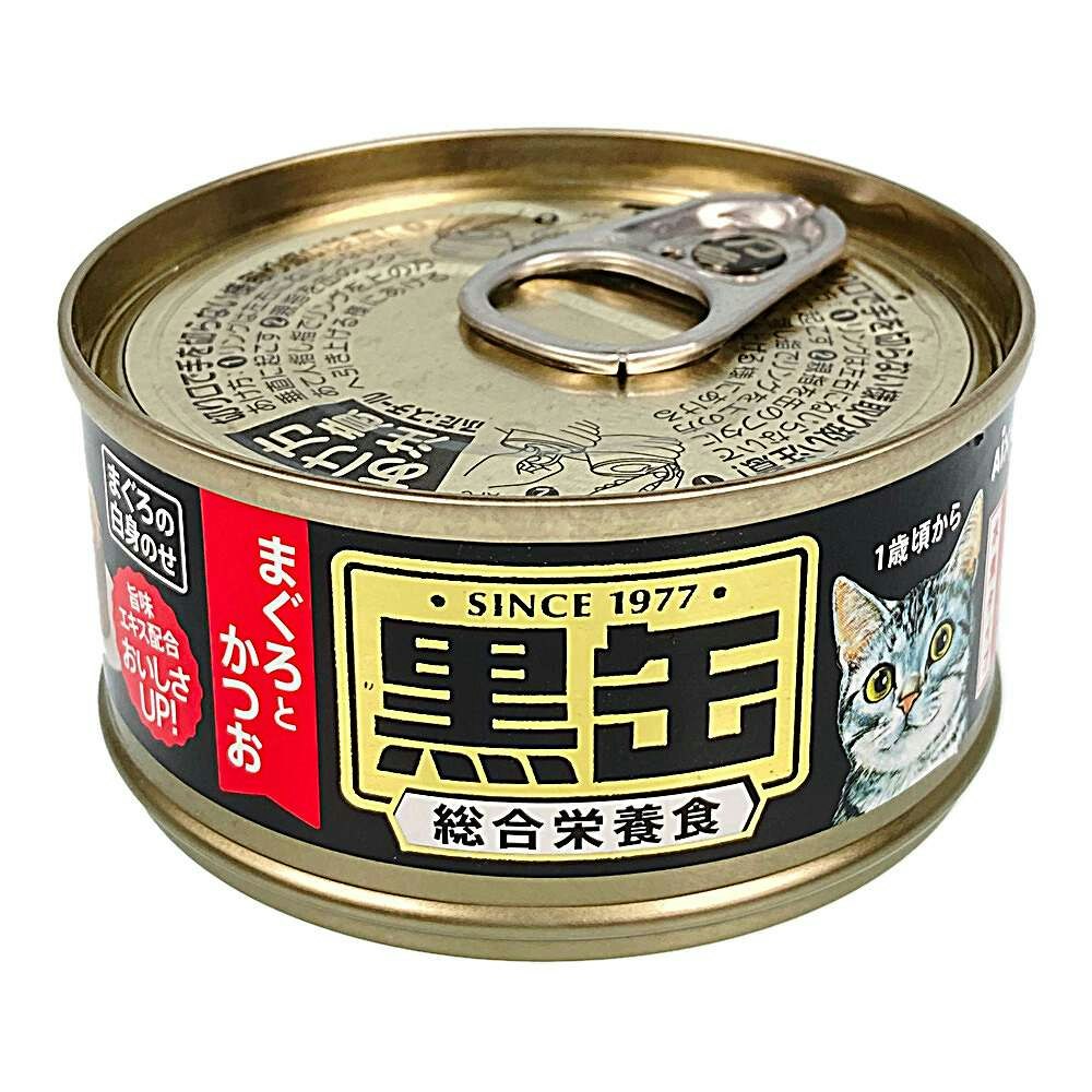 黒缶ミニ まぐろとかつお 80g｜ホームセンター通販【カインズ】