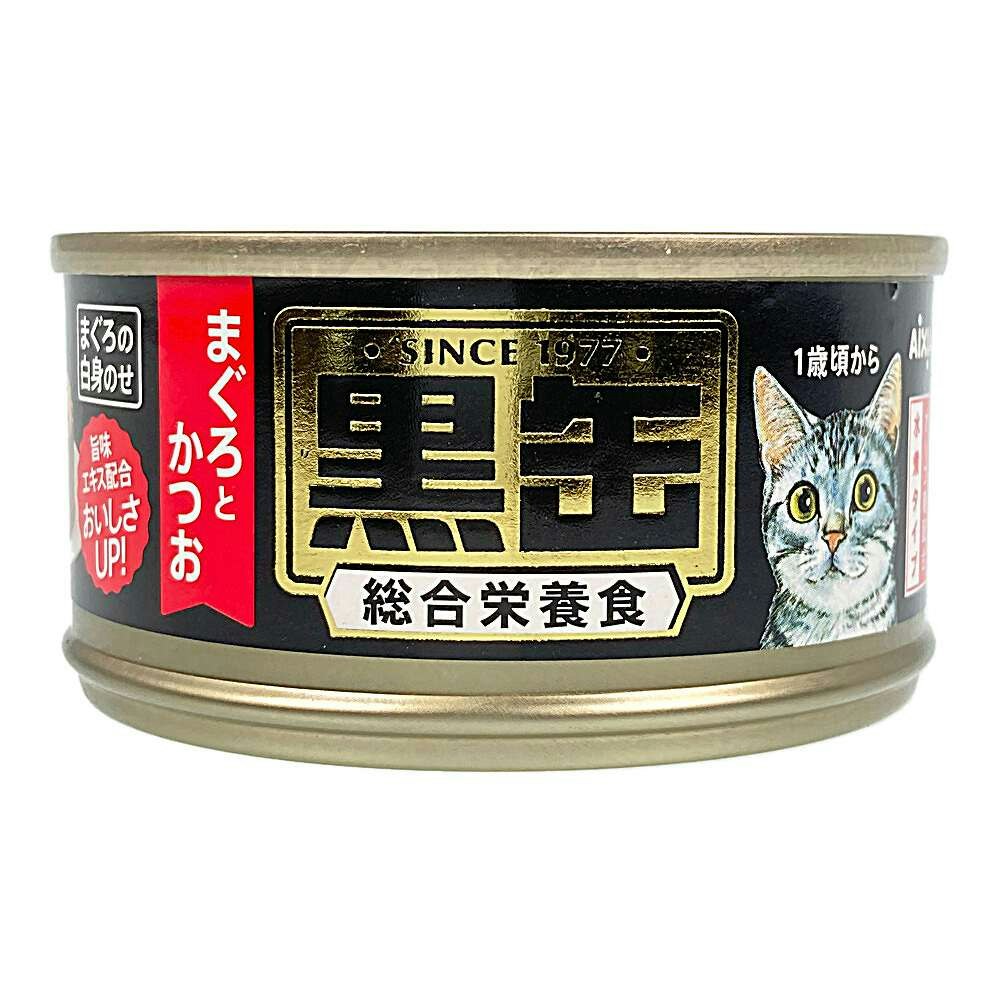 黒缶ミニ まぐろとかつお 80g｜ホームセンター通販【カインズ】