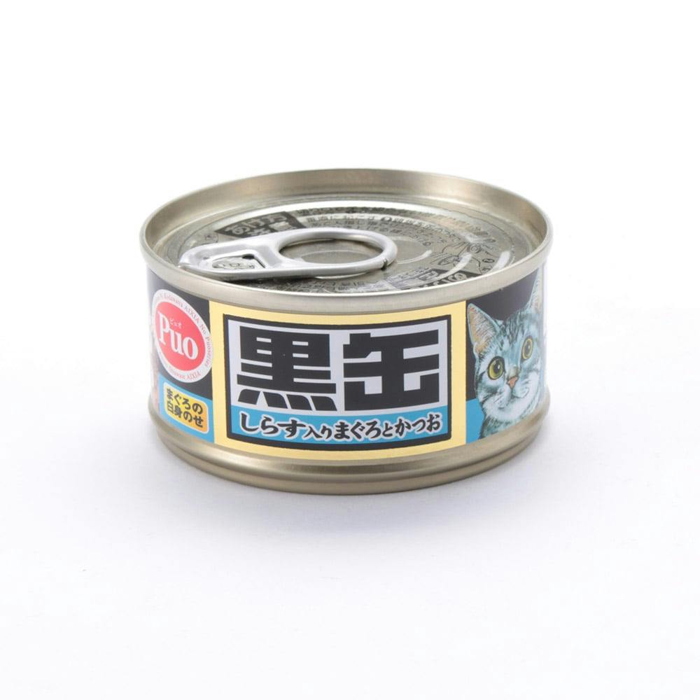 黒缶ミニ ささみ入りまぐろとかつお 80g(販売終了) | ペット用品